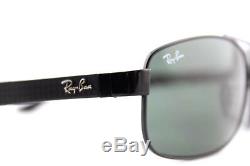 $260 Genuine RAY-BAN Tech CARBON FIBRE G15 Green Lens Men Sunglasses RB 8316 002