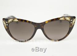 $490 Gucci Sunglasses Gg 3806/s 086ha Cat Eye Tortoise Mother Of Pearl Famous