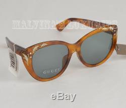 $490 Gucci Sunglasses Gg 3828/f/s 0565l Cat Eye Tortoise Mother Of Pearl Famous