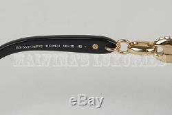 $500 Gucci Sunglasses Black Gg 3597/n/f/s Reweu Swarovski Crystal Marina Chain