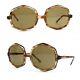 50s Crazy Style Sunglasses Vintage Unusual Hexagonal Shades Stylish Paris Nos
