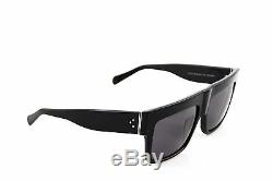 $550 New POLARIZED CELINE ZZ-Top Black Kim Kardashian Sunglasses CL 41756 807 3H