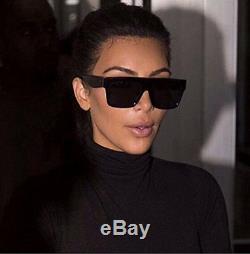 $550 New POLARIZED CELINE ZZ-Top Black Kim Kardashian Sunglasses CL 41756 807 3H