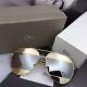 Authentic 2016 New Christian Dior Split Rose Gold Frame Gray Lens Sunglasses