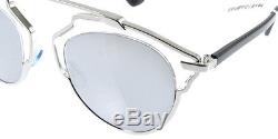 AUTHENTIC NEW DIOR SO REAL SILVER Frame Mirror Siver Lens SUNGLASSES