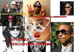 Auth Iconic Vtg Chanel Paris Round Sunglasses Dead Stock 01945 94305