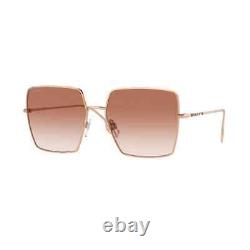 Authentic Burberry Sunglasses BE 3133 133713 Rose Gold/Brown For Women
