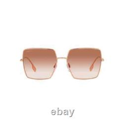 Authentic Burberry Sunglasses BE 3133 133713 Rose Gold/Brown For Women