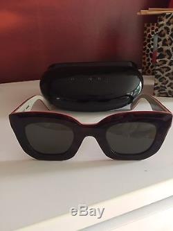 Authentic CELINE CL 41091/S Women's Black Sunglasses with Gucci Case