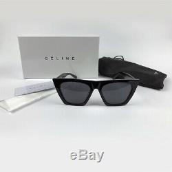 Authentic CELINE EDGE CL41468/S 807/IR Black / Gray Eyewear Sunglasses Women