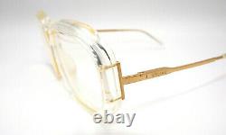 Authentic CELINE Transparent / Gold Sunglass Frame CL40040U 027 NEW