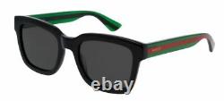 Authentic Gucci GG 0001S 006 Black Green/Gray Polarized Sunglasses