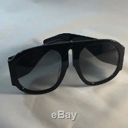 Authentic Gucci GG 0152 S 002 Black Oversized Sunglasses