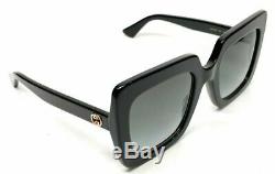 Authentic Gucci GG 0328 S 001 Black Gradient Sunglasses