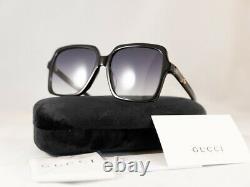 Authentic Gucci GG 0375 S 001 Black Gradient Sunglasses