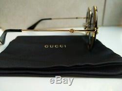 Authentic Gucci Gg0113s Round Frame Sunglasses L'aveugle Par Amour