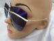 Authentic Hollywood Vintage Dior Lady Sunglasses Gold Metal Frame Italy Rare