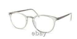 Authentic Modo Crystal Clear / Silver 4509 Titanium Eyeglasses Frame 48-21-140