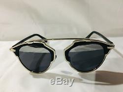 Authentic New Christian Dior So Real Sunglasses Silver Frame Silver/gray Lens