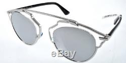 Authentic New Christian Dior So Real Sunglasses Transparent Frame Silver Lens