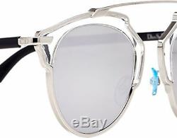 Authentic New Christian Dior So Real Sunglasses Transparent Frame Silver Lens