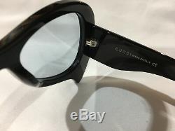 Authentic New GUCCI Sunglasses GG0143S Mother of Pearl Black Frame Gray Lens