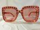 Authentic New Gucci Gg0148s Sunglasses Crystal Pink Frame Lens