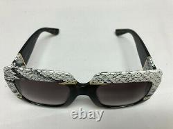 Authentic New Gucci GG0484S Square Oversized Sunglasses Havana Gray Lens Women
