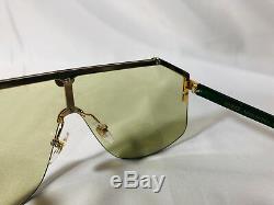 Authentic New Gucci Sunglasses GG1830S Gold Frame Green Lens