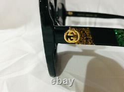 Authentic New Gucci Sunglasses Multicolor 005 GG0328s Women's Square 53mm Shade