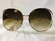 Authentic New Gucci Women's Gg225 Gg Brown Lens Sunglasses 53mm
