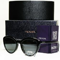Authentic PRADA SS20 Womens Sunglasses Black Ultravox Evolution SPR 23S 1AB-5S0