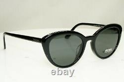 Authentic PRADA SS20 Womens Sunglasses Black Ultravox Evolution SPR 23S 1AB-5S0