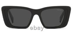 Authentic PRADA Sunglasses PR 08YS-1AB5S0 Black withDark Grey 51mm NEW