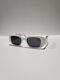 Authentic Prada Sunglasses Pr 17ws-1425s0 Talc Withdark Grey Lens 51mm