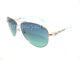 Authentic Tiffany & Co Infinity Silver Aviator Sunglasses Tf 3049b 60019s New