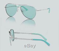 Authentic Tiffany & Co. 0TF 3062 6136D9 SILVER Sunglasses