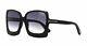 Authentic Tom Ford Katrine 02 Ft 0617 01b Black/grey Shaded Sunglasses