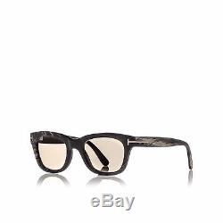 Authentic Tom Ford Tom N. 5 62E Private Collection Brown Real Horn Sunglasses
