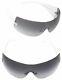 Authentic Versace Sunglasses Ve2054 10008g Silver-white / Gray Gradient Lens