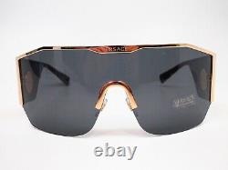 Authentic Versace VE 2220 1002/87 Gold withGrey Sunglasses