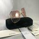 Authnetic Gucci Gg0252s Gold/pink (004 Ce) Metal Oversized Sunglasses