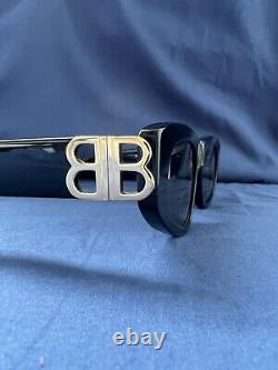 BALENCIAGA BB0095S 001 Black Women's 53 mm Women's Sunglasses