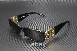 BALENCIAGA BB0096S 001 Black Rectangle Women's 51 mm Sunglasses