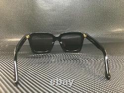 BOTTEGA VENETA BV1005S 001 Black Square Women's 53 mm Sunglasses