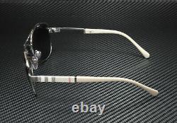 BURBERRY BE3080 10056V Silver Light Grey Mirror Grad 59 mm Women's Sunglasses