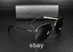 BURBERRY BE3099 100187 Black Grey 61 mm Women's Sunglasses