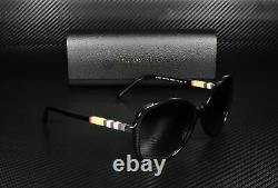 BURBERRY BE4197 30018G Black Gray Gradient 58 mm Women's Sunglasses