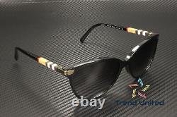 BURBERRY BE4216F 30018G Black Gray Gradient 57 mm Women's Sunglasses