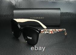 BURBERRY BE4270 372887 Black Grey 55 mm Women's Sunglasses